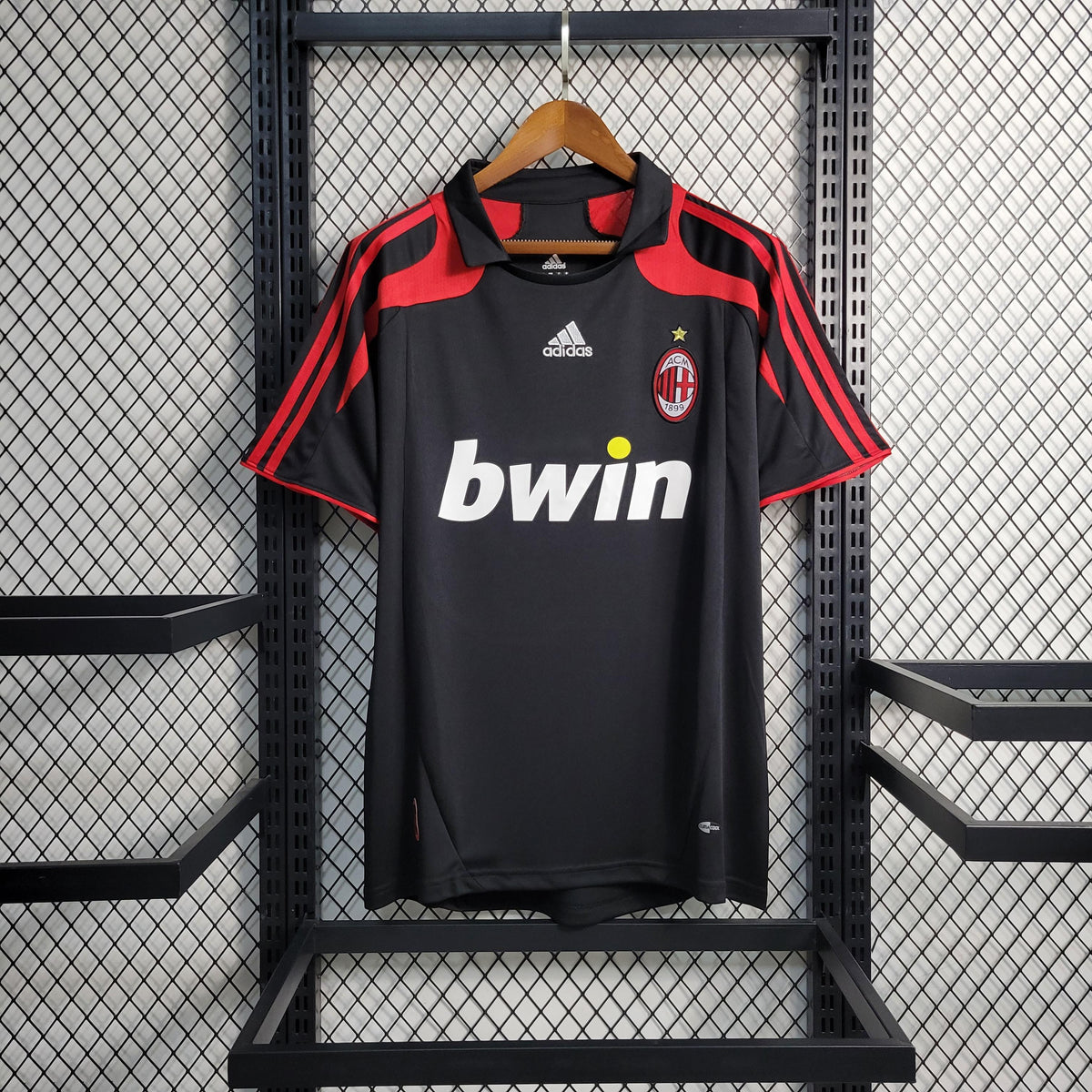 Camisa Milan Away (2) 2007/08  Retrô Masculina