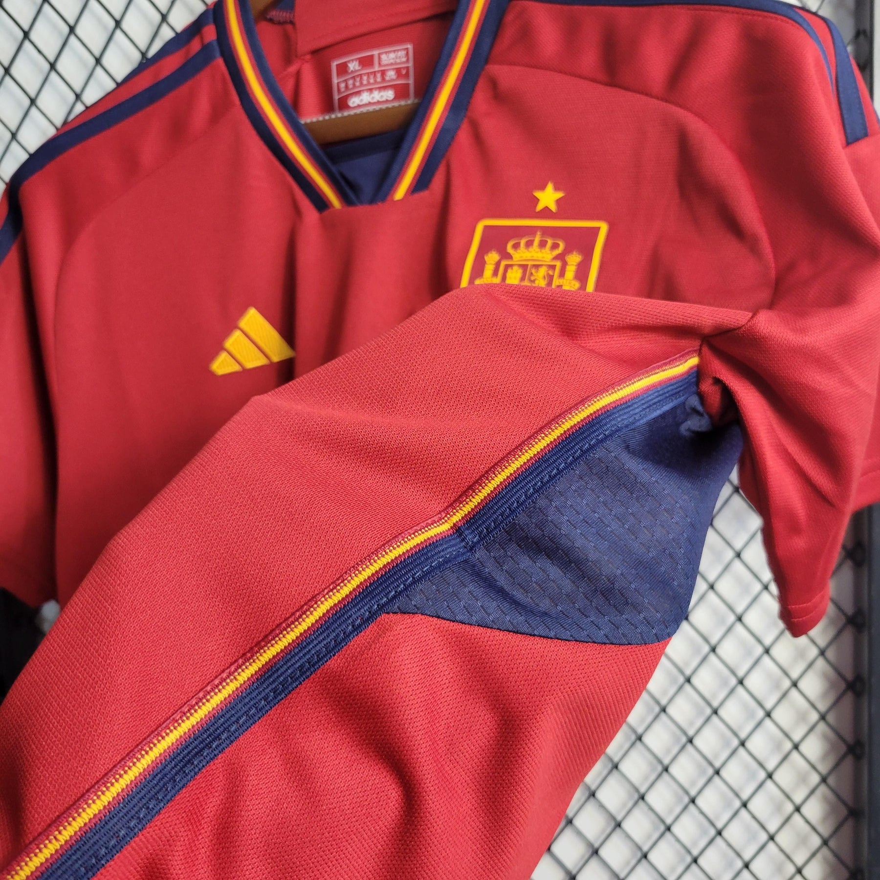 Camisa Espanha Home (1) 2022 Adidas Torcedor Masculina