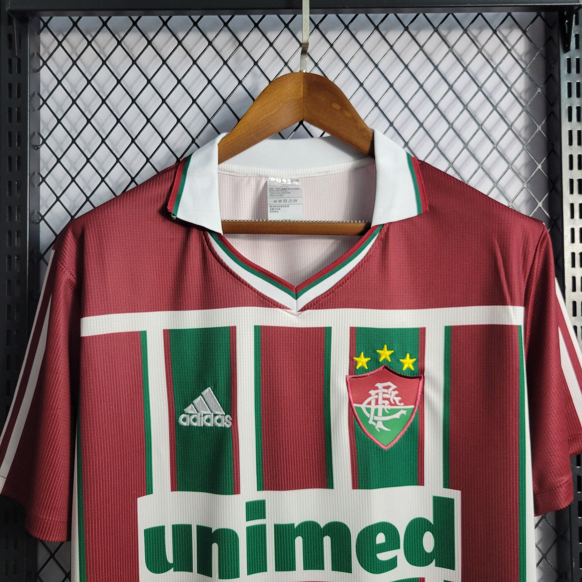 Camisa Fluminense Home (1) 2002-03 Adidas Retrô Masculina