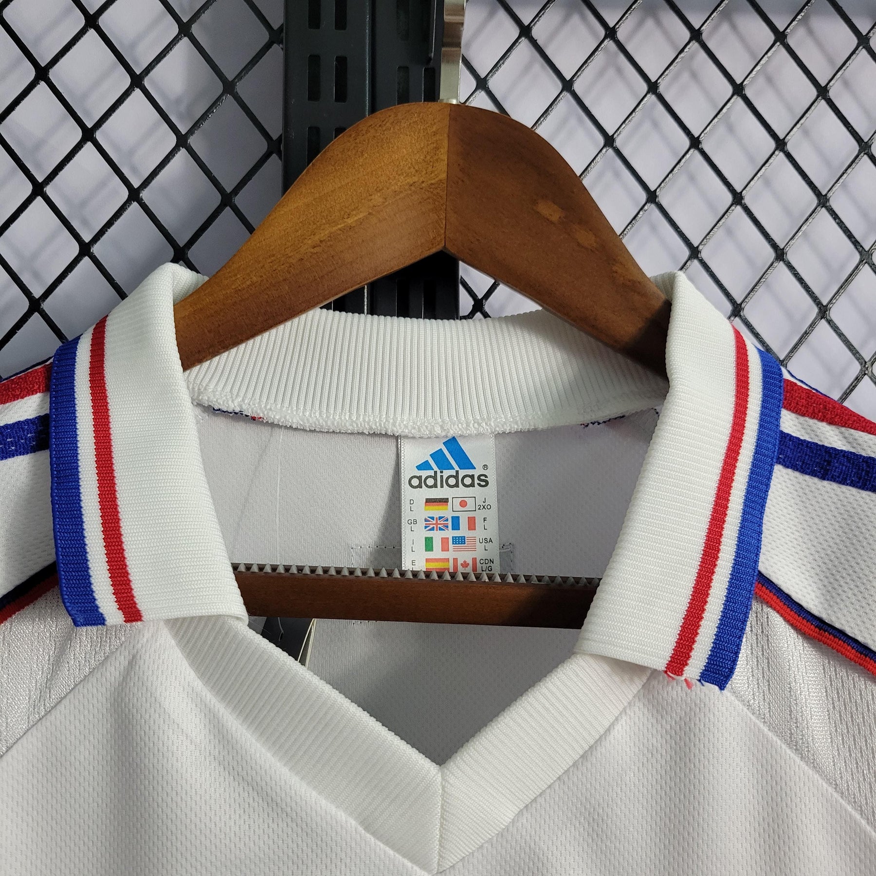 Camisa França Away (2) 1998  Adidas Retrô Masculina