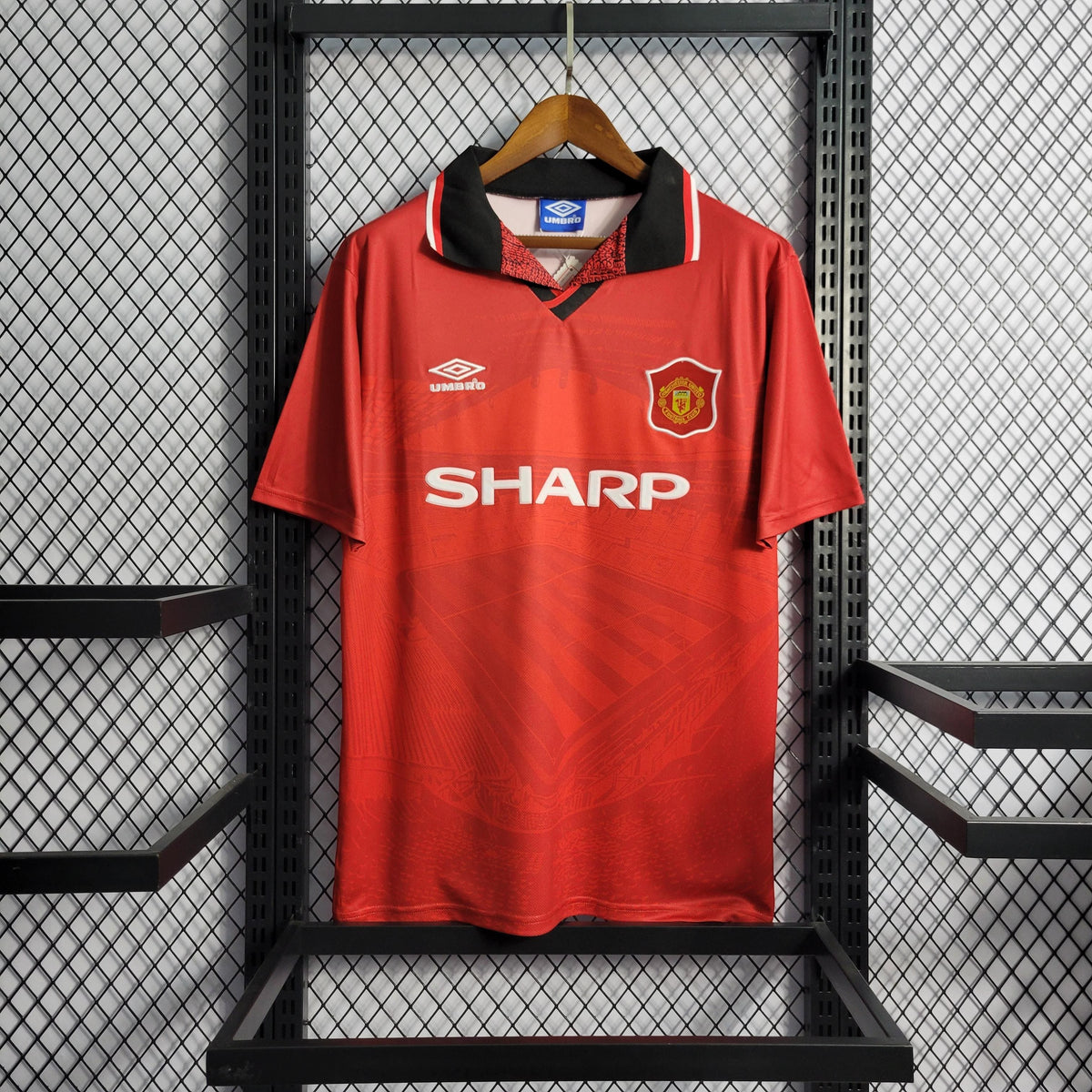 Camisa Manchester United Home (1) 1994-96 Umbro Retrô Masculina