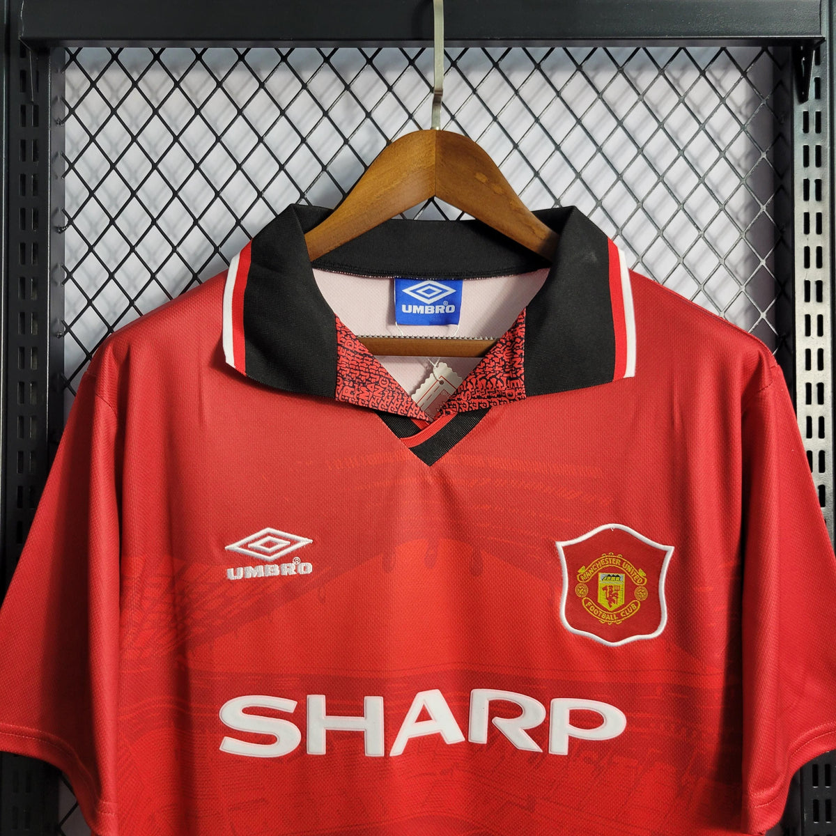 Camisa Manchester United Home (1) 1994-96 Umbro Retrô Masculina