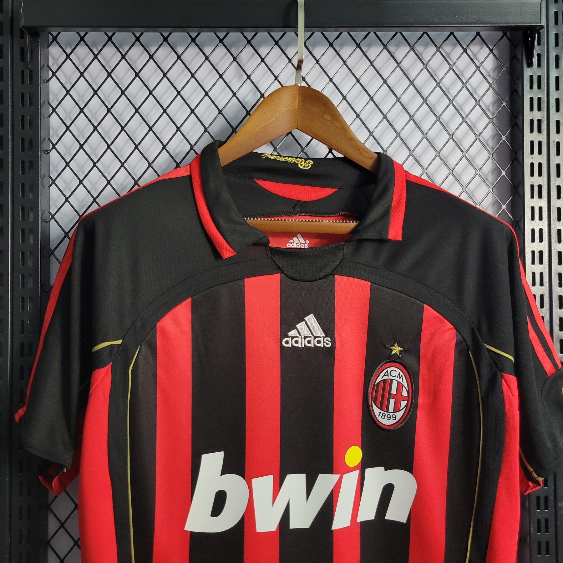 Camisa Milan Home (1) 2006-07 Adidas Retrô Masculina