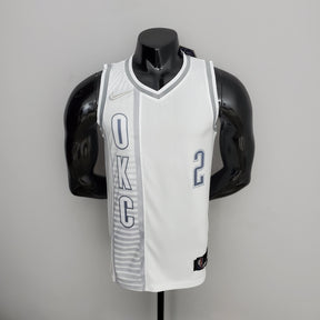 Regata Oklahoma City Thunder NBA 2022 Nike City Edition Swingman Masculina