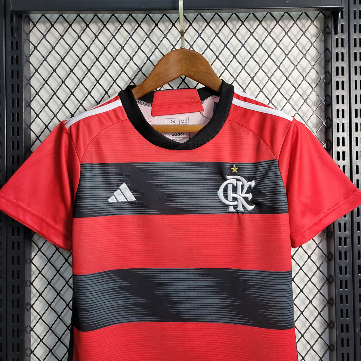 Uniforme Flamengo Home (1) 2023/24 Adidas Infantil