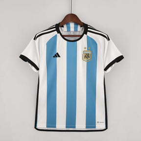 Camisa Argentina Home (1) 2022 Adidas Torcedor Masculina (3 Estrelas)