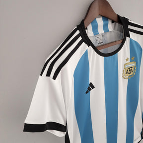 Camisa Argentina Home (1) 2022 Adidas Torcedor Masculina (3 Estrelas)