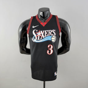 Regata Philadelphia 76ers NBA Nike Edition Swingman Preta Masculina